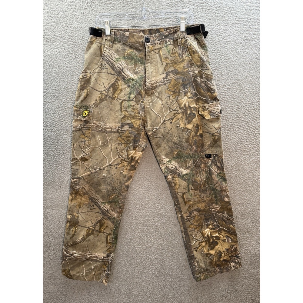 Scent Blocker Pants Mens Large Camouflage Ripstop Realtree Extra‎ Camo Outdoors